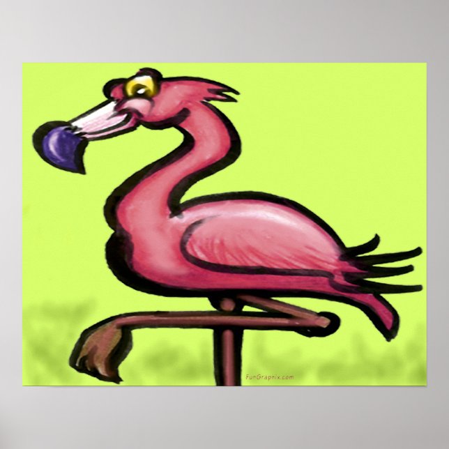 Flamingo Poster (Vorne)