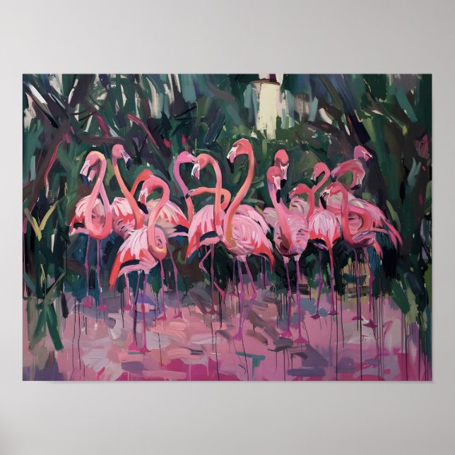 Flamingo 🦩 poster (Vorne)