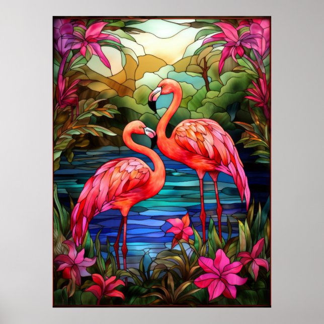 Flamingo Poster (Vorne)