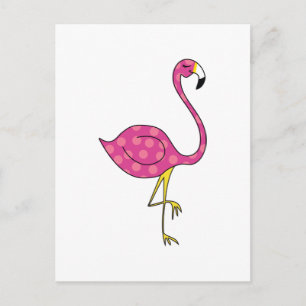 Flamingo Postkarte