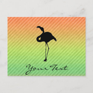 Flamingo Postkarte