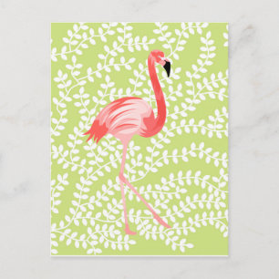 Flamingo Postkarte
