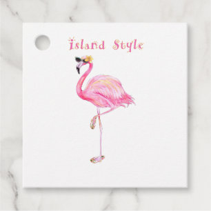 Flamingo Price Tag Geschenkanhänger