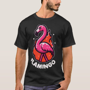 Flamingo Pun Bird Niedlich T-Shirt