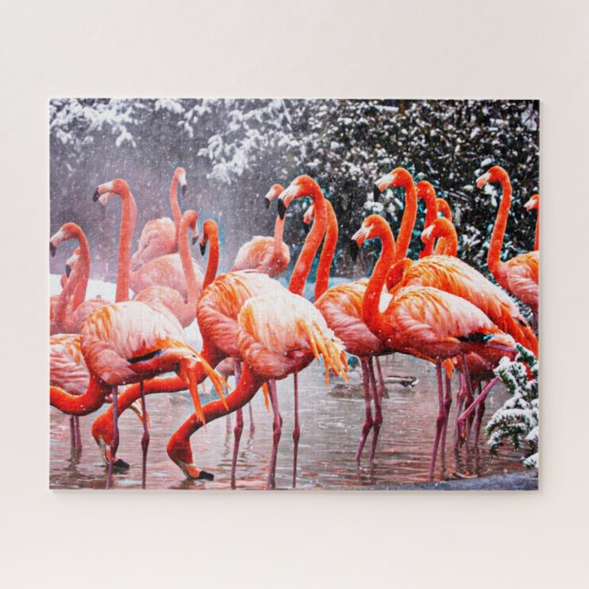 Flamingo-Puzzle Puzzle (Horizontal)
