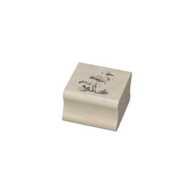 Flamingo Queen Gummistempel (Stempel)