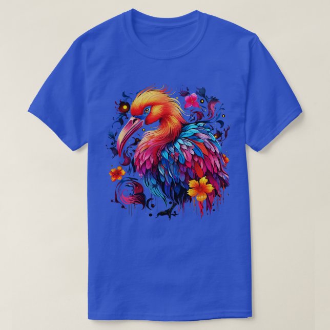 Flamingo Rainbow T-Shirt (Design vorne)