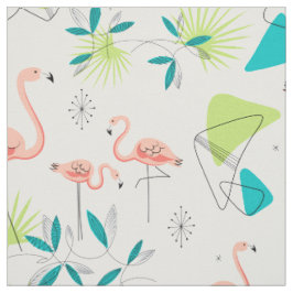 Flamingo-rama Gewebe Stoff