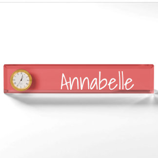Flamingo Red Namensplakette