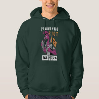 Flamingo Riot Urbanes Designkonzept Hoodie