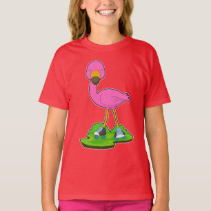 Flamingo Roller Skaten Roller Skate T-Shirt