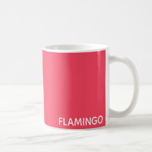 Flamingo rosa Farbname Kaffeetasse