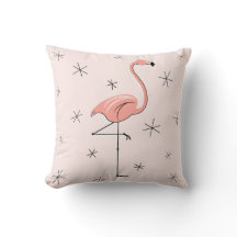 Flamingo Rosa Vierkantrosa