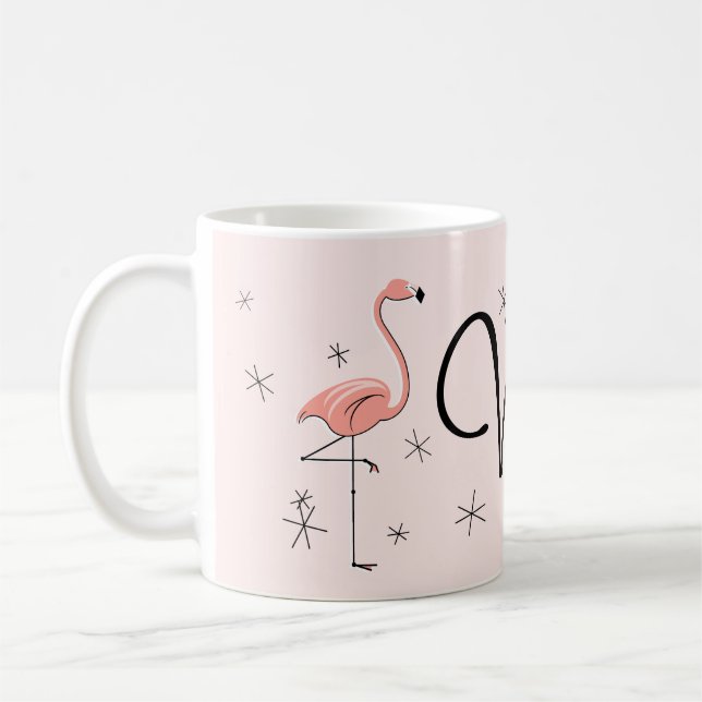 Flamingo Rosa 'VIP' Tasse (Links)