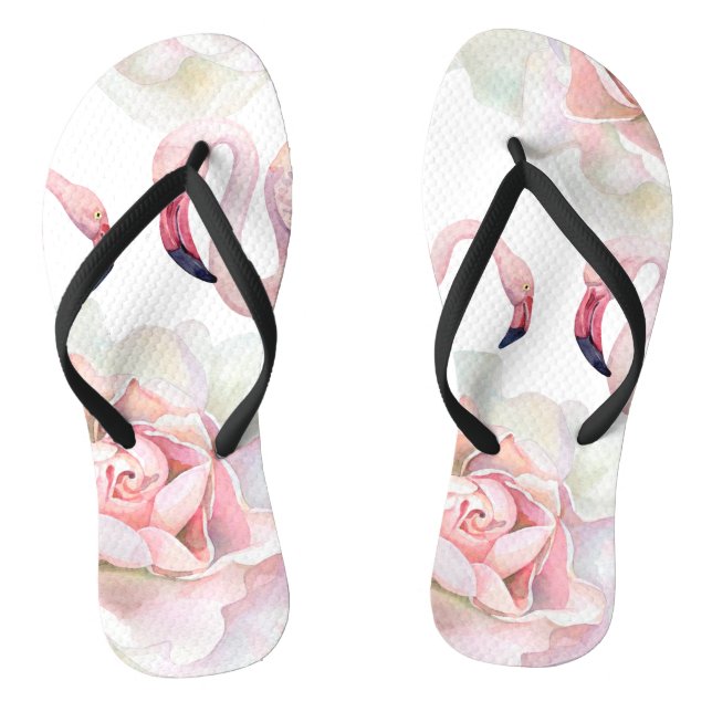 Flamingo Rose Collection Sandals Flip Flops (Fußbett)