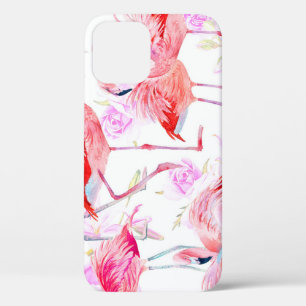 Flamingo Rose: Watercolor Bird Floral Case-Mate iPhone Hülle