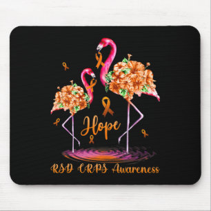 Flamingo Rsd Crps Awareness 1 Mousepad