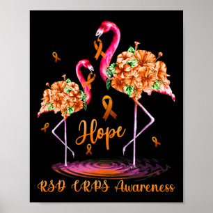 Flamingo Rsd Crps Awareness 1 Poster