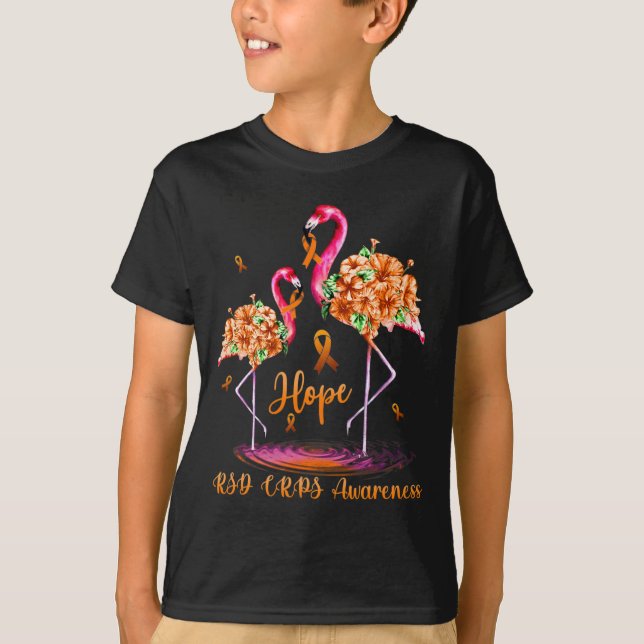 Flamingo RSD CRPS Awareness 1 T-Shirt (Vorderseite)