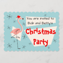 Flamingo Santa Blue, horizontal