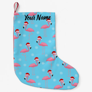 Flamingo Santa Kleiner Weihnachtsstrumpf