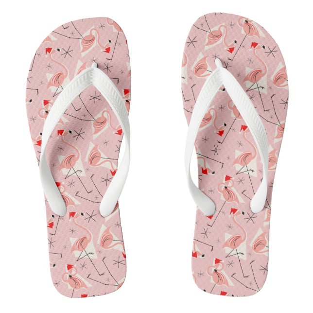 Flamingo Santas Pink Multi flip Flops (Fußbett)