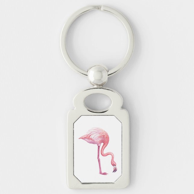 Flamingo Schlüsselanhänger (Vorderseite)