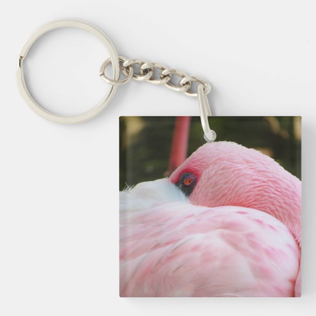 Flamingo Schlüsselanhänger (Vorderseite)