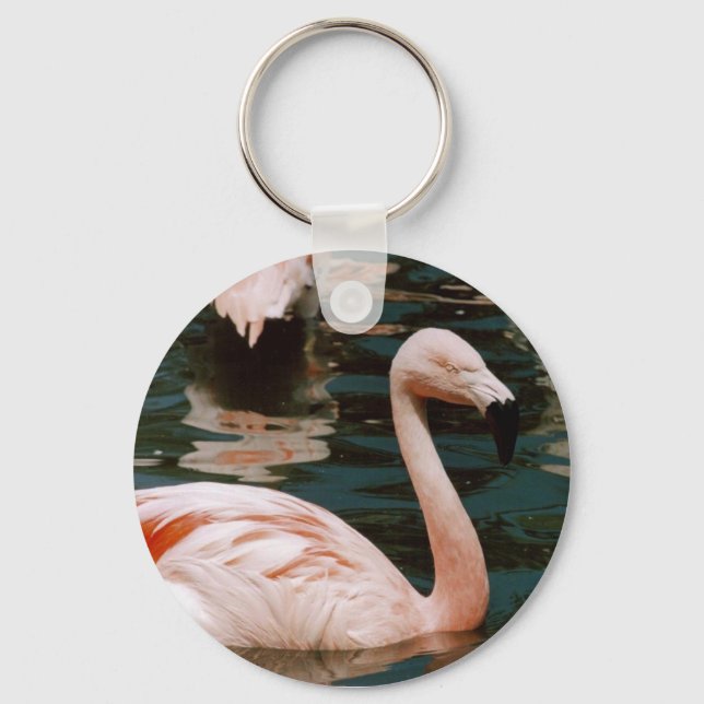 Flamingo Schlüsselanhänger (Vorderseite)
