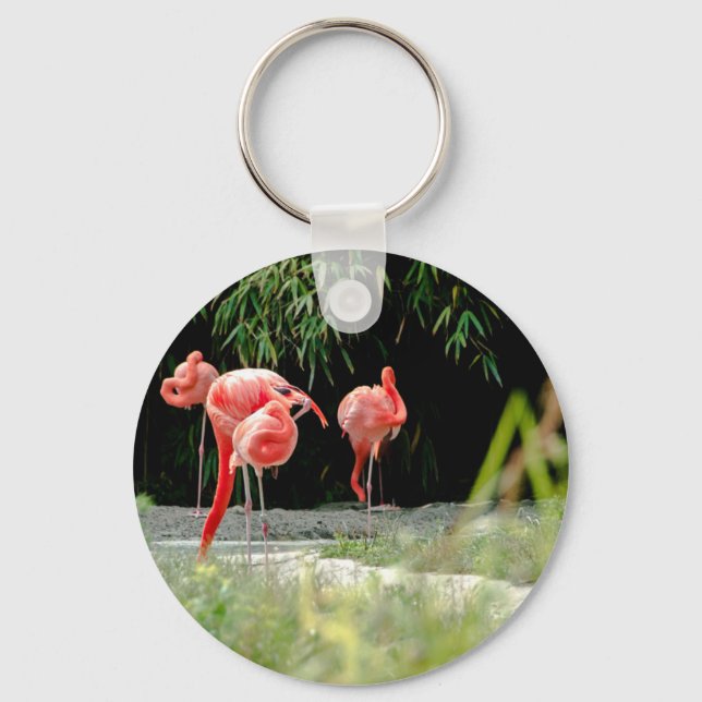 Flamingo Schlüsselanhänger (Vorderseite)