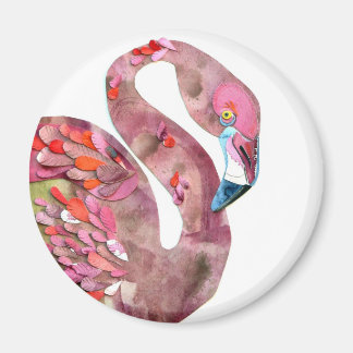 FLAMINGO Schneiden von Wasserfarben Magnet