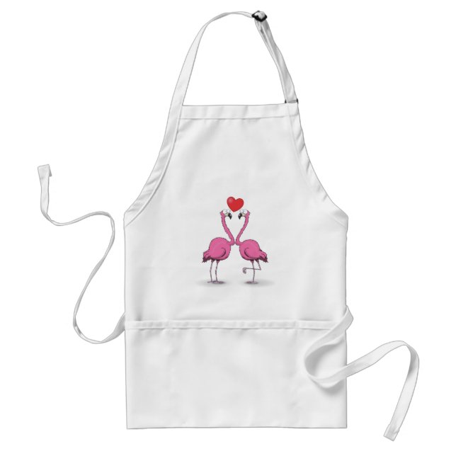 Flamingo Schürze (Vorne)