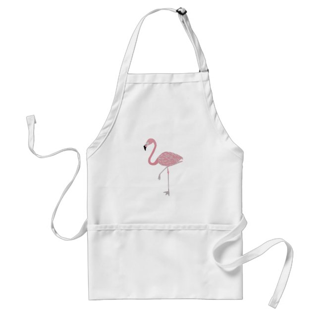 Flamingo-Schürze Schürze (Vorne)