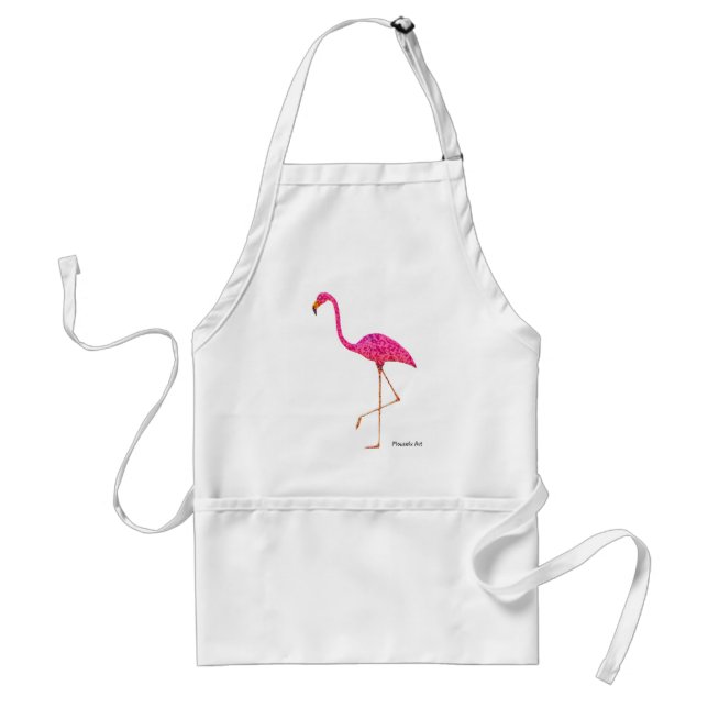Flamingo-Schürze Schürze (Vorne)