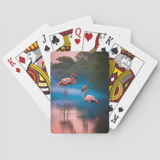 Flamingo Serenity Spielkarten