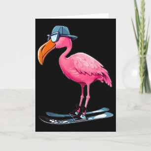 Flamingo Skifahren Langlaufen für Männer Frauen Ki Karte