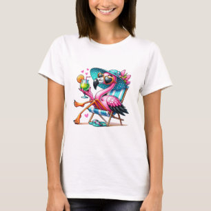 Flamingo Sommer cool T-Shirt