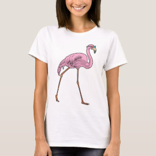 Flamingo-Sonnenbrille T-Shirt