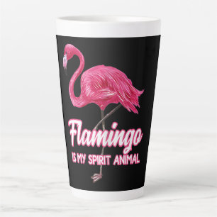 Flamingo Spirit Animal Tropical Bird Fans Milchtasse