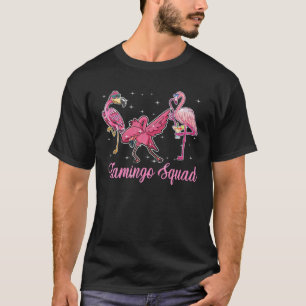 Flamingo Squad Lustige Geburtstagsfeier Dabbing Fl T-Shirt