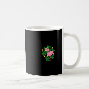 Flamingo St Patrick Day Fun Pink Bird Lover Gift1 Kaffeetasse