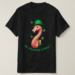 Flamingo St. Patrick’s Day T-Shirt Süße irische