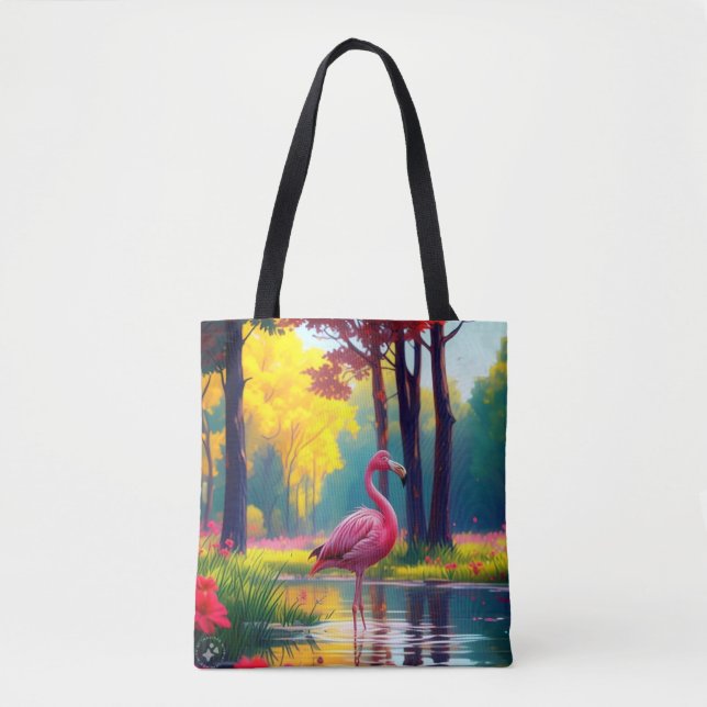 Flamingo Stehend im See-365476 (Vorderseite)