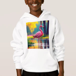 Flamingo Stehend im See-365476 Hoodie
