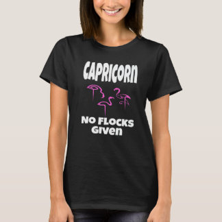 Flamingo Steinbock Keine Herden Gegeben Sagen Humo T-Shirt