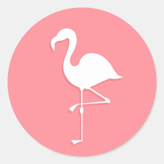 Flamingo Sticker (Vorderseite)