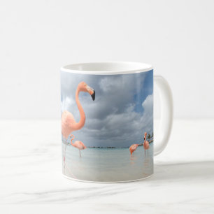 Flamingo-Strand Aruba Kaffeetasse
