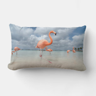 Flamingo-Strand Aruba Lendenkissen