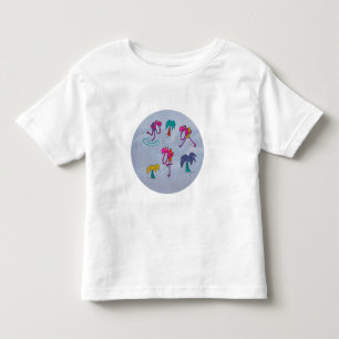 Flamingo-Strand-T-Shirt für Kleinkinder Kleinkind T-shirt
