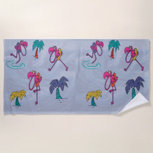 Flamingo-Strandtuch Strandtuch